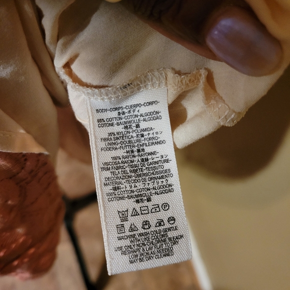 Free People Mauve Lace Slip on Dress - Picture 8 of 10